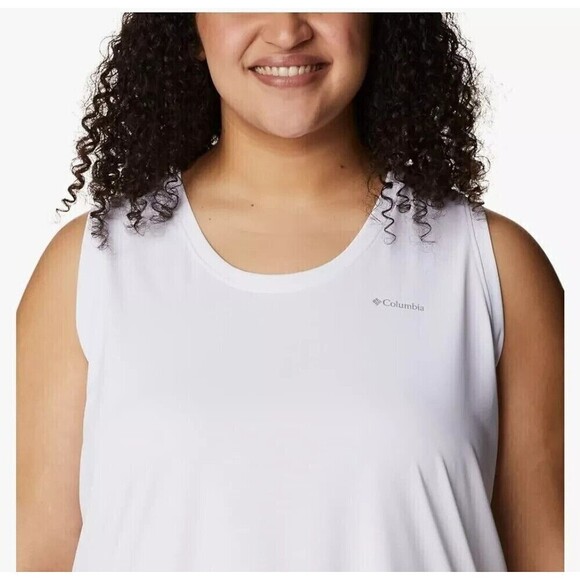 Columbia Women's Columbia Hike Lightweight Tank White size SMALL - Picture 1 of 7